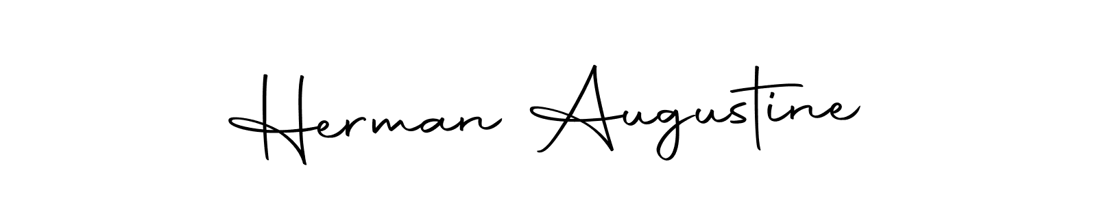 You should practise on your own different ways (Autography-DOLnW) to write your name (Herman Augustine) in signature. don't let someone else do it for you. Herman Augustine signature style 10 images and pictures png