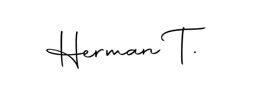 This is the best signature style for the Herman T. name. Also you like these signature font (Autography-DOLnW). Mix name signature. Herman T. signature style 10 images and pictures png