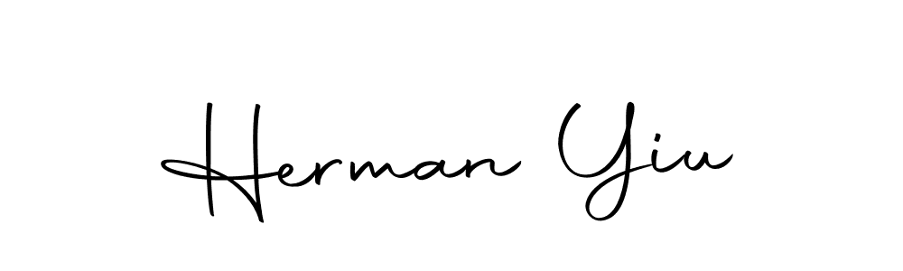 Similarly Autography-DOLnW is the best handwritten signature design. Signature creator online .You can use it as an online autograph creator for name Herman Yiu. Herman Yiu signature style 10 images and pictures png