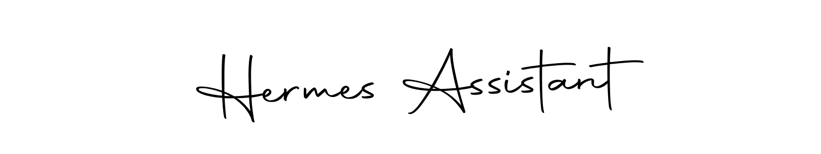 How to make Hermes Assistant signature? Autography-DOLnW is a professional autograph style. Create handwritten signature for Hermes Assistant name. Hermes Assistant signature style 10 images and pictures png