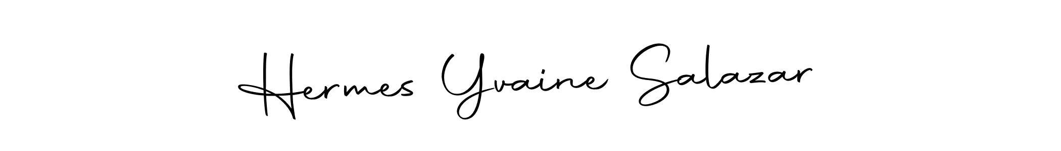 Also we have Hermes Yvaine Salazar name is the best signature style. Create professional handwritten signature collection using Autography-DOLnW autograph style. Hermes Yvaine Salazar signature style 10 images and pictures png