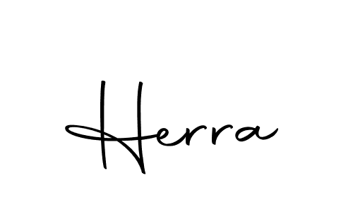 Design your own signature with our free online signature maker. With this signature software, you can create a handwritten (Autography-DOLnW) signature for name Herra. Herra signature style 10 images and pictures png