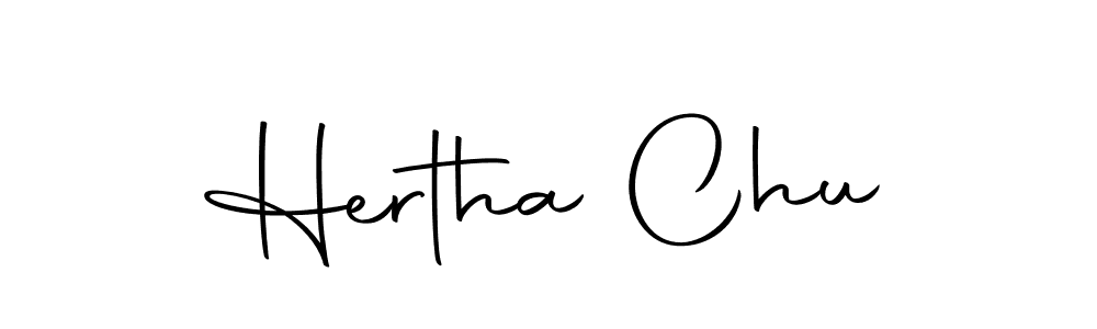 The best way (Autography-DOLnW) to make a short signature is to pick only two or three words in your name. The name Hertha Chu include a total of six letters. For converting this name. Hertha Chu signature style 10 images and pictures png