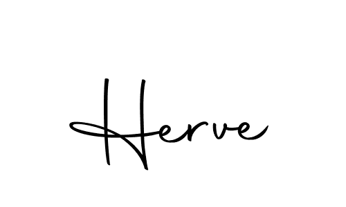 Create a beautiful signature design for name Herve. With this signature (Autography-DOLnW) fonts, you can make a handwritten signature for free. Herve signature style 10 images and pictures png