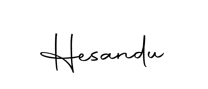 Create a beautiful signature design for name Hesandu. With this signature (Autography-DOLnW) fonts, you can make a handwritten signature for free. Hesandu signature style 10 images and pictures png