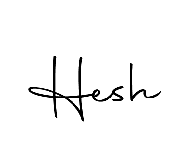 Make a beautiful signature design for name Hesh. With this signature (Autography-DOLnW) style, you can create a handwritten signature for free. Hesh signature style 10 images and pictures png