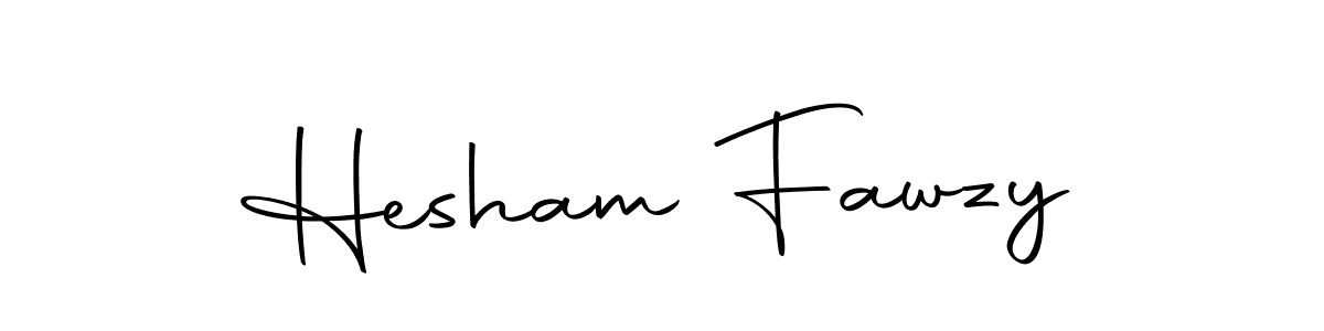 How to make Hesham Fawzy signature? Autography-DOLnW is a professional autograph style. Create handwritten signature for Hesham Fawzy name. Hesham Fawzy signature style 10 images and pictures png