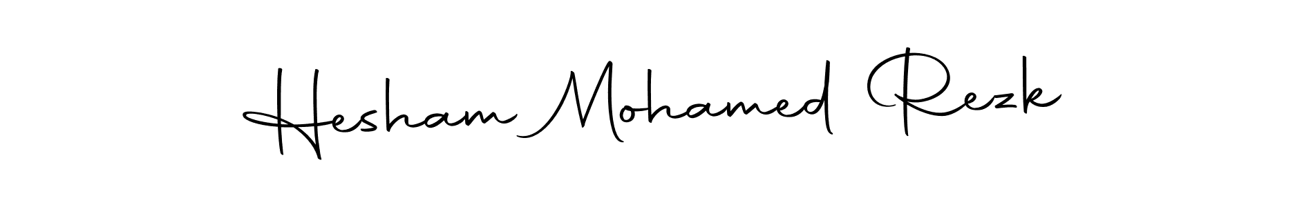 You should practise on your own different ways (Autography-DOLnW) to write your name (Hesham Mohamed Rezk) in signature. don't let someone else do it for you. Hesham Mohamed Rezk signature style 10 images and pictures png