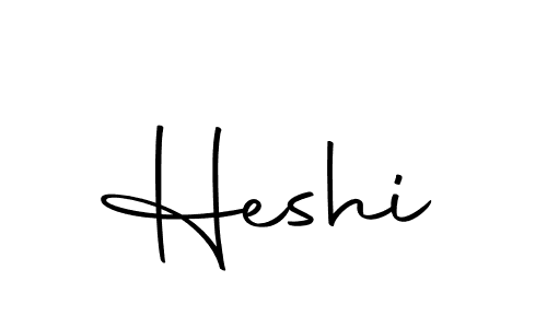 Make a beautiful signature design for name Heshi. With this signature (Autography-DOLnW) style, you can create a handwritten signature for free. Heshi signature style 10 images and pictures png