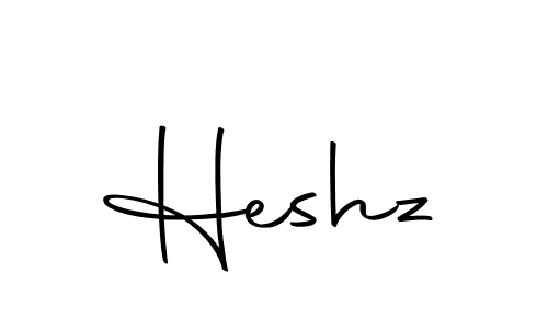 How to make Heshz signature? Autography-DOLnW is a professional autograph style. Create handwritten signature for Heshz name. Heshz signature style 10 images and pictures png