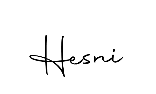 Use a signature maker to create a handwritten signature online. With this signature software, you can design (Autography-DOLnW) your own signature for name Hesni. Hesni signature style 10 images and pictures png