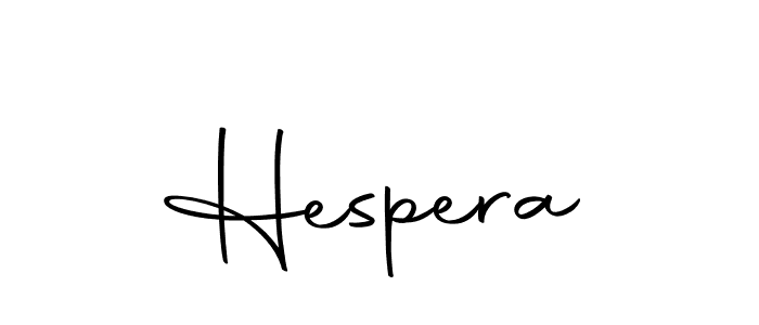 Create a beautiful signature design for name Hespera. With this signature (Autography-DOLnW) fonts, you can make a handwritten signature for free. Hespera signature style 10 images and pictures png