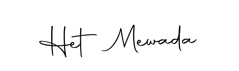 How to make Het Mewada name signature. Use Autography-DOLnW style for creating short signs online. This is the latest handwritten sign. Het Mewada signature style 10 images and pictures png