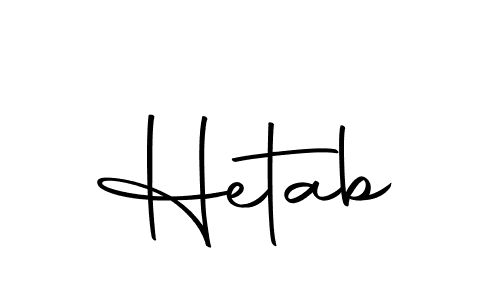 Make a beautiful signature design for name Hetab. Use this online signature maker to create a handwritten signature for free. Hetab signature style 10 images and pictures png