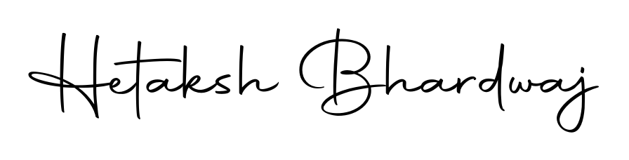 The Autography-DOLnW font transforms the name Hetaksh Bhardwaj into an executive sign with sharp precision and distinguished character. Hetaksh Bhardwaj signature style 10 images and pictures png