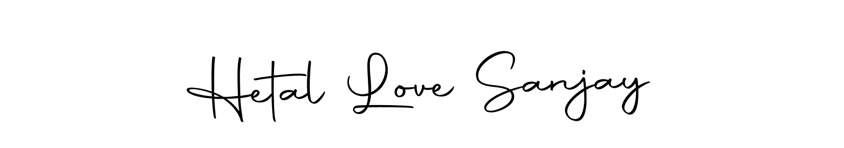 How to make Hetal Love Sanjay signature? Autography-DOLnW is a professional autograph style. Create handwritten signature for Hetal Love Sanjay name. Hetal Love Sanjay signature style 10 images and pictures png