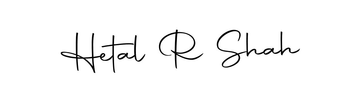 Make a beautiful signature design for name Hetal R Shah. With this signature (Autography-DOLnW) style, you can create a handwritten signature for free. Hetal R Shah signature style 10 images and pictures png