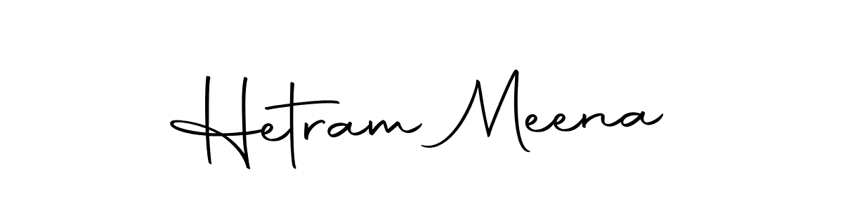 Design your own signature with our free online signature maker. With this signature software, you can create a handwritten (Autography-DOLnW) signature for name Hetram Meena. Hetram Meena signature style 10 images and pictures png