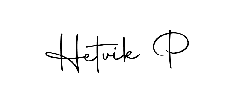 Hetvik P stylish signature style. Best Handwritten Sign (Autography-DOLnW) for my name. Handwritten Signature Collection Ideas for my name Hetvik P. Hetvik P signature style 10 images and pictures png