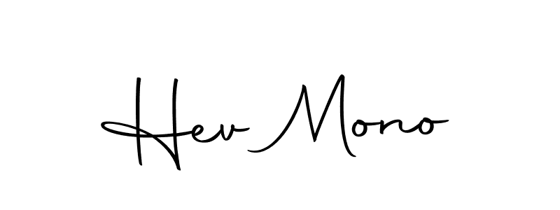 How to make Hev Mono signature? Autography-DOLnW is a professional autograph style. Create handwritten signature for Hev Mono name. Hev Mono signature style 10 images and pictures png