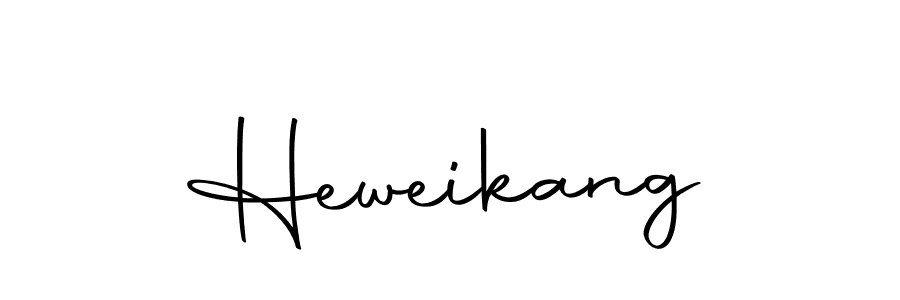 Design your own signature with our free online signature maker. With this signature software, you can create a handwritten (Autography-DOLnW) signature for name Heweikang. Heweikang signature style 10 images and pictures png