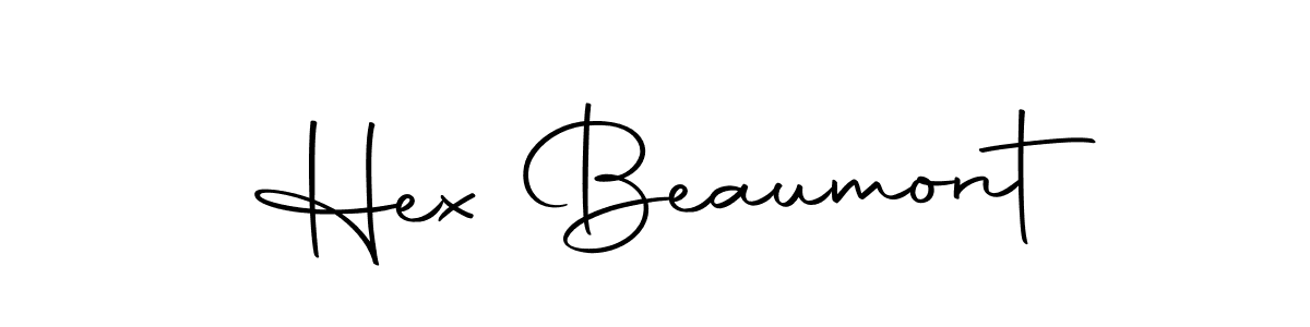 Autography-DOLnW is a professional signature style that is perfect for those who want to add a touch of class to their signature. It is also a great choice for those who want to make their signature more unique. Get Hex Beaumont name to fancy signature for free. Hex Beaumont signature style 10 images and pictures png
