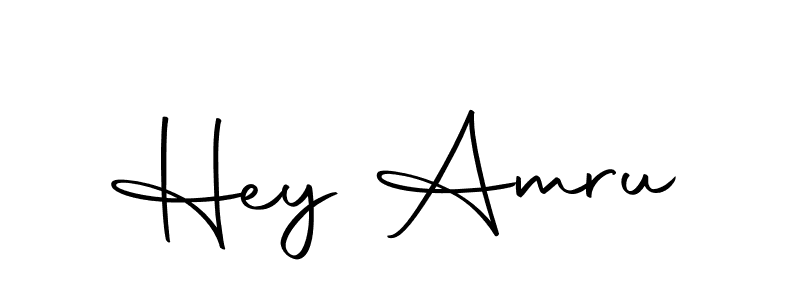 Make a beautiful signature design for name Hey Amru. With this signature (Autography-DOLnW) style, you can create a handwritten signature for free. Hey Amru signature style 10 images and pictures png