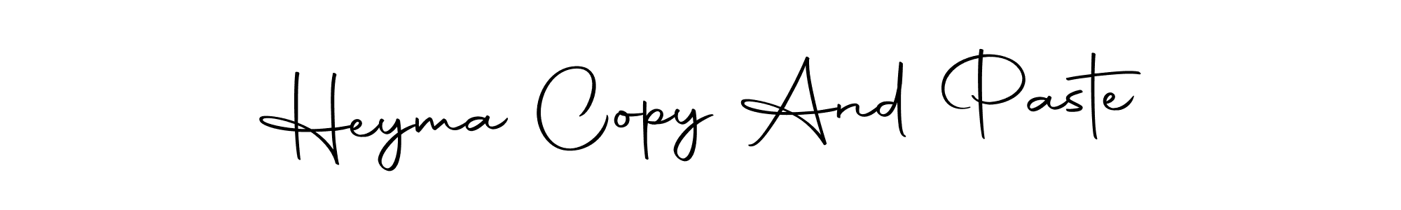 How to make Heyma Copy And Paste name signature. Use Autography-DOLnW style for creating short signs online. This is the latest handwritten sign. Heyma Copy And Paste signature style 10 images and pictures png