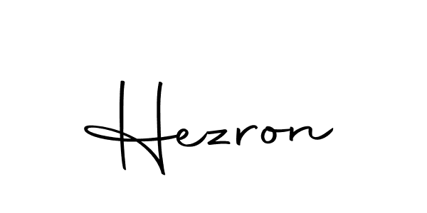 Make a beautiful signature design for name Hezron. With this signature (Autography-DOLnW) style, you can create a handwritten signature for free. Hezron signature style 10 images and pictures png