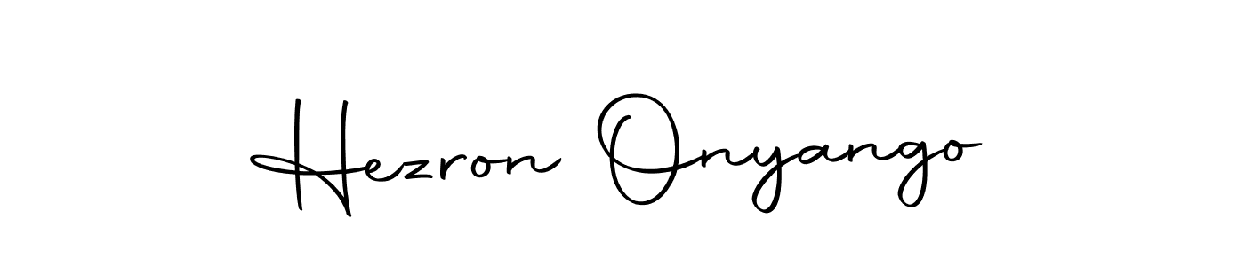 Make a short Hezron Onyango signature style. Manage your documents anywhere anytime using Autography-DOLnW. Create and add eSignatures, submit forms, share and send files easily. Hezron Onyango signature style 10 images and pictures png