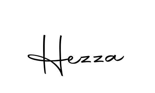 Use a signature maker to create a handwritten signature online. With this signature software, you can design (Autography-DOLnW) your own signature for name Hezza. Hezza signature style 10 images and pictures png