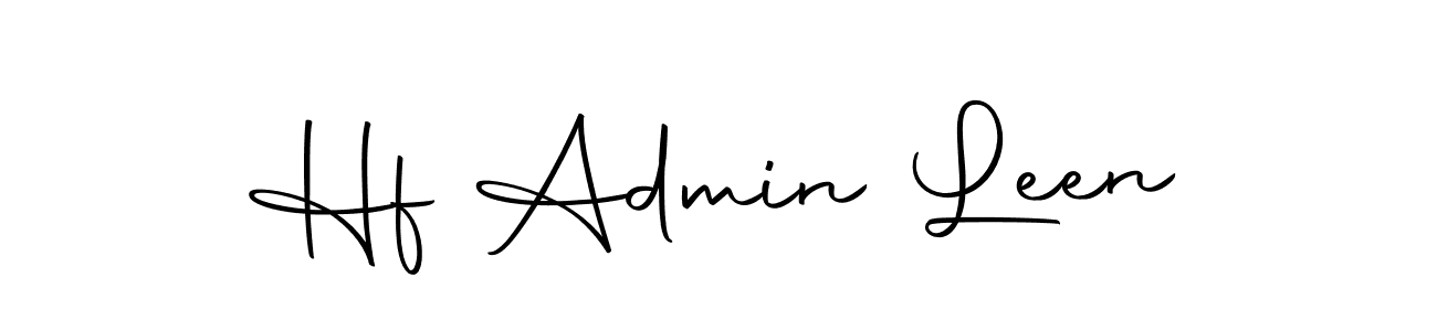 Use a signature maker to create a handwritten signature online. With this signature software, you can design (Autography-DOLnW) your own signature for name Hf Admin Leen. Hf Admin Leen signature style 10 images and pictures png