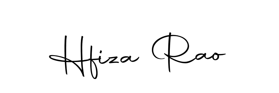 Make a beautiful signature design for name Hfiza Rao. Use this online signature maker to create a handwritten signature for free. Hfiza Rao signature style 10 images and pictures png