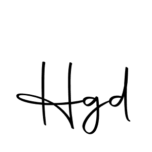 Make a beautiful signature design for name Hgd. With this signature (Autography-DOLnW) style, you can create a handwritten signature for free. Hgd signature style 10 images and pictures png