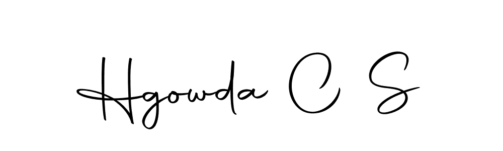 Use a signature maker to create a handwritten signature online. With this signature software, you can design (Autography-DOLnW) your own signature for name Hgowda C S. Hgowda C S signature style 10 images and pictures png