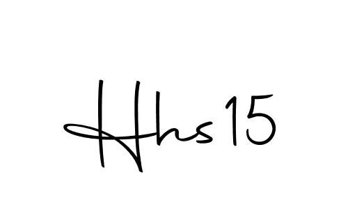 How to make Hhs15 name signature. Use Autography-DOLnW style for creating short signs online. This is the latest handwritten sign. Hhs15 signature style 10 images and pictures png