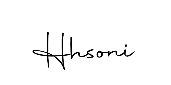 Hhsoni stylish signature style. Best Handwritten Sign (Autography-DOLnW) for my name. Handwritten Signature Collection Ideas for my name Hhsoni. Hhsoni signature style 10 images and pictures png