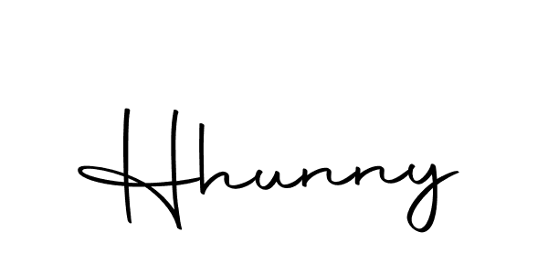 Create a beautiful signature design for name Hhunny. With this signature (Autography-DOLnW) fonts, you can make a handwritten signature for free. Hhunny signature style 10 images and pictures png