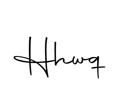 You should practise on your own different ways (Autography-DOLnW) to write your name (Hhwq) in signature. don't let someone else do it for you. Hhwq signature style 10 images and pictures png