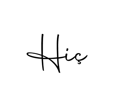 Make a beautiful signature design for name Hiç. With this signature (Autography-DOLnW) style, you can create a handwritten signature for free. Hiç signature style 10 images and pictures png