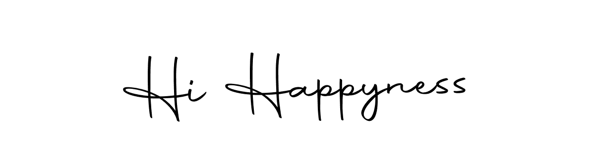 Make a beautiful signature design for name Hi Happyness. Use this online signature maker to create a handwritten signature for free. Hi Happyness signature style 10 images and pictures png