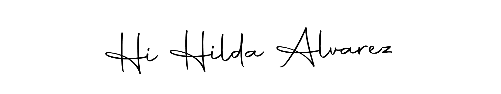 How to make Hi Hilda Alvarez signature? Autography-DOLnW is a professional autograph style. Create handwritten signature for Hi Hilda Alvarez name. Hi Hilda Alvarez signature style 10 images and pictures png