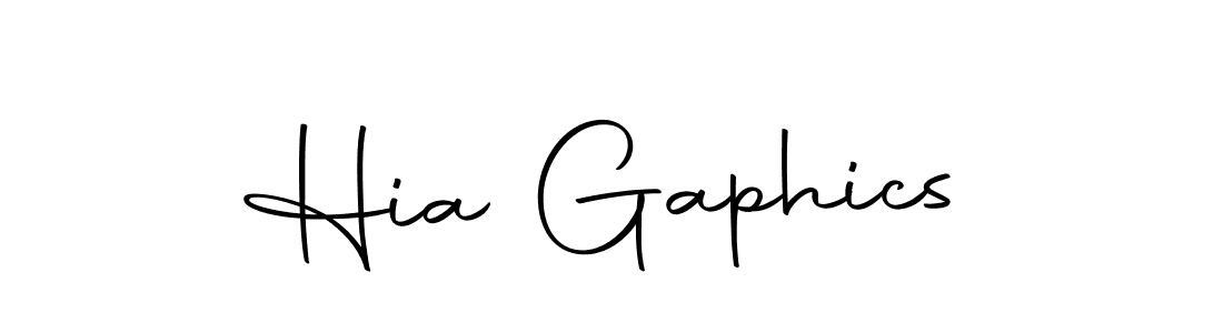 Make a beautiful signature design for name Hia Gaphics. With this signature (Autography-DOLnW) style, you can create a handwritten signature for free. Hia Gaphics signature style 10 images and pictures png