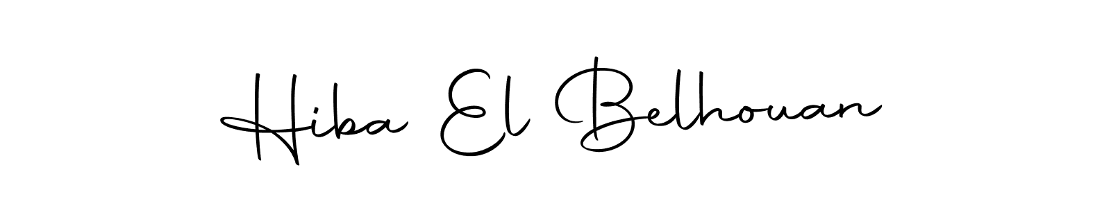 Here are the top 10 professional signature styles for the name Hiba El Belhouan. These are the best autograph styles you can use for your name. Hiba El Belhouan signature style 10 images and pictures png