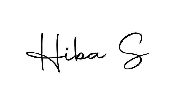 Make a beautiful signature design for name Hiba S. Use this online signature maker to create a handwritten signature for free. Hiba S signature style 10 images and pictures png
