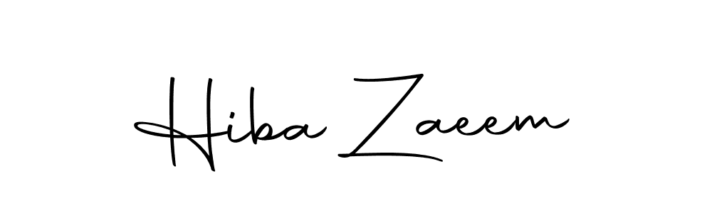 if you are searching for the best signature style for your name Hiba Zaeem. so please give up your signature search. here we have designed multiple signature styles  using Autography-DOLnW. Hiba Zaeem signature style 10 images and pictures png