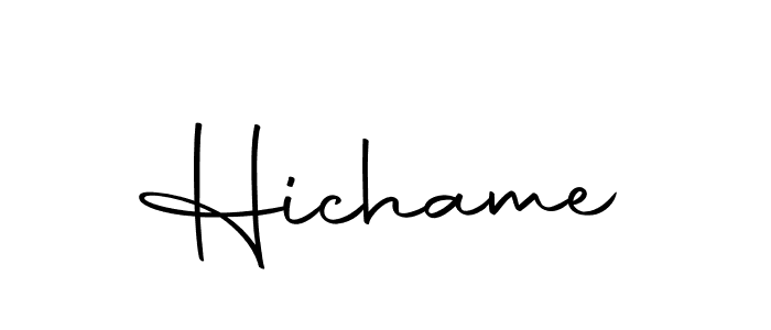 You can use this online signature creator to create a handwritten signature for the name Hichame. This is the best online autograph maker. Hichame signature style 10 images and pictures png