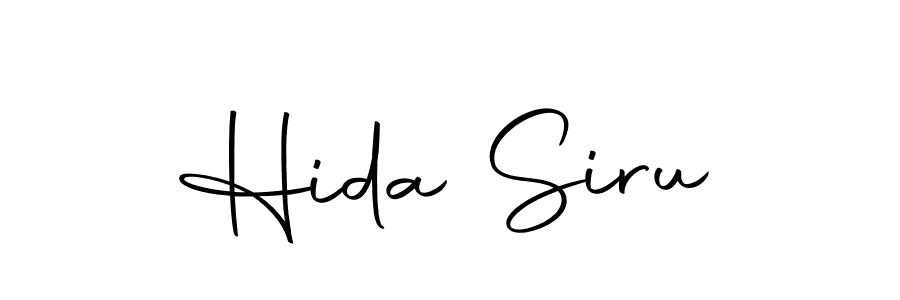 You should practise on your own different ways (Autography-DOLnW) to write your name (Hida Siru) in signature. don't let someone else do it for you. Hida Siru signature style 10 images and pictures png