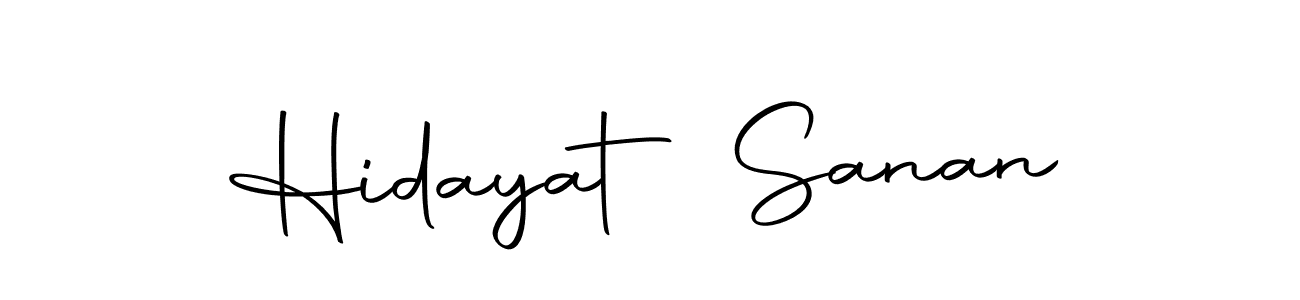 Make a beautiful signature design for name Hidayat Sanan. Use this online signature maker to create a handwritten signature for free. Hidayat Sanan signature style 10 images and pictures png