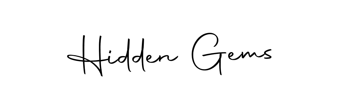 Create a beautiful signature design for name Hidden Gems. With this signature (Autography-DOLnW) fonts, you can make a handwritten signature for free. Hidden Gems signature style 10 images and pictures png
